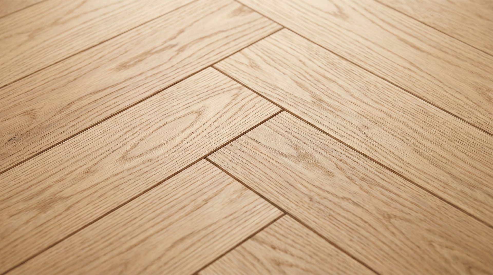 Close-up of herringbone French oak flooring laid by MFS Flooring Group